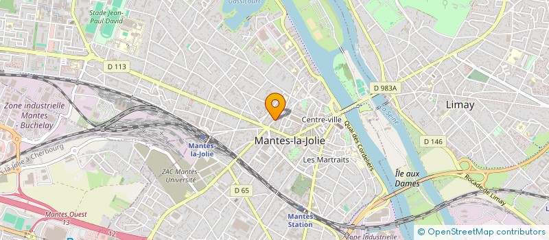 localisation de l'entreprise ESPOIR GESTION  MANTES-LA JOLIE