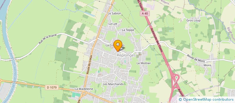 localisation de l'entreprise ESPOIR GYMNIQUE à REPLONGES