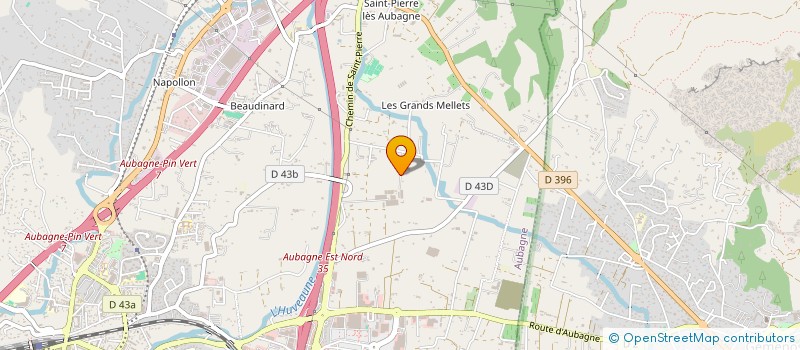 localisation de l'entreprise ESPOIR GYMNIQUE D AUBAGNE  AUBAGNE