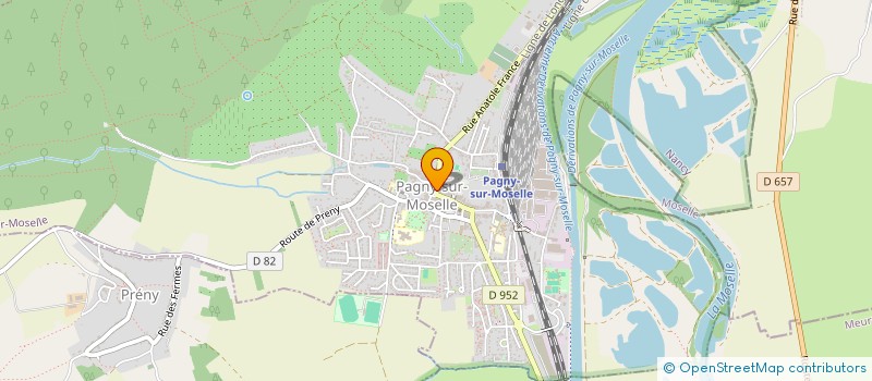 localisation de l'entreprise ESPOIR HOLDING  PAGNY-SUR-MOSELLE