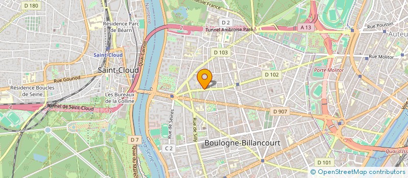 localisation de l'entreprise ESPOIR, HOPE, ELIKIA : VAINCRE LA DREPANOCYTOSE à BOULOGNE-BILLANCOURT