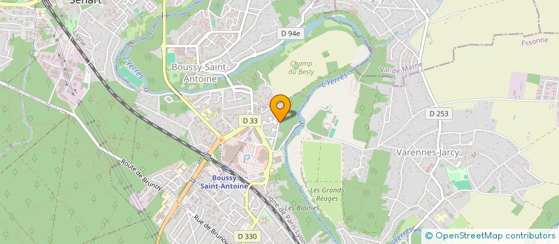 localisation de l'entreprise ESPOIR IMMO  QUINCY-SOUS-SENART