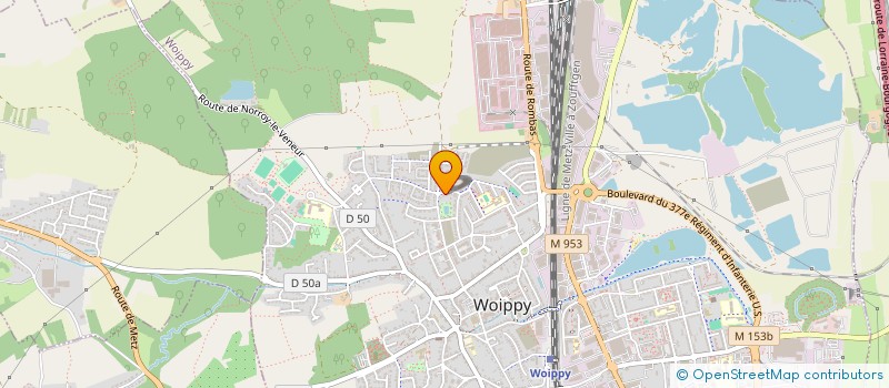 localisation de l'entreprise ESPOIR JEUNE ET SOLIDAIRE  WOIPPY