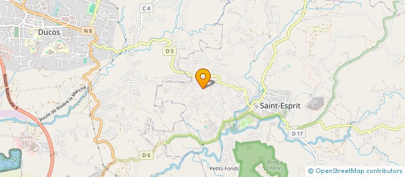 localisation de l'entreprise ESPOIR JEUNESSE DU MORNE LAVALEUR  SAINT-ESPRIT