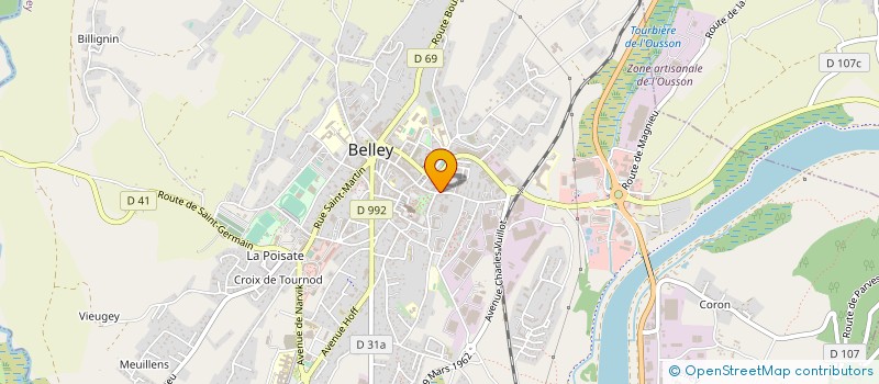 localisation de l'entreprise ESPOIR LIBANAIS à BELLEY