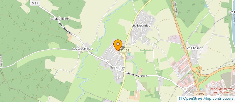 localisation de l'entreprise ESPOIR & LIBERTE  PERRIGNY