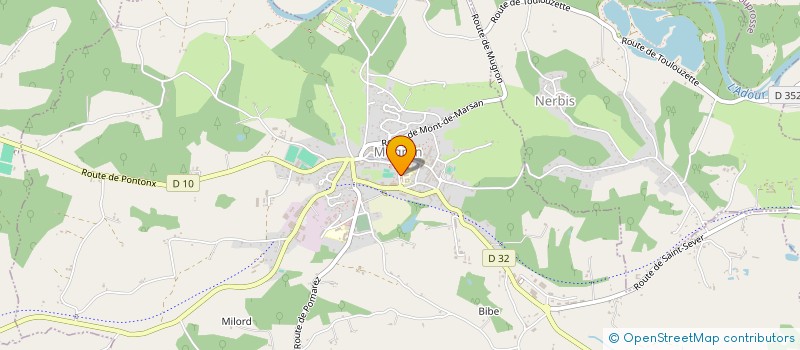 localisation de l'entreprise ESPOIR MUGRONNAIS à MUGRON