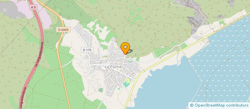 localisation de l'entreprise ESPOIR OLYMPIQUE LA PALME XV  LA PALME