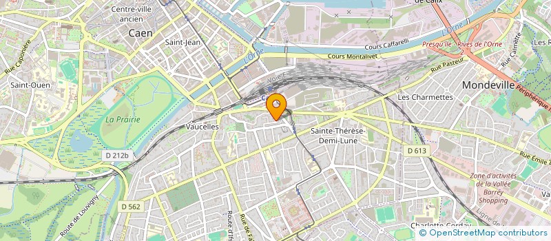 localisation de l'entreprise ESPOIR POUR LES VICTIMES DU CONFLIT RUSSIE-UKRAINE à CAEN