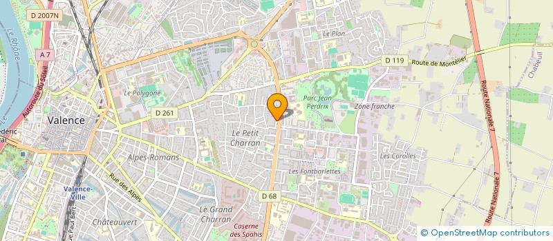 localisation de l'entreprise ESPOIR POUR TOUS à VALENCE