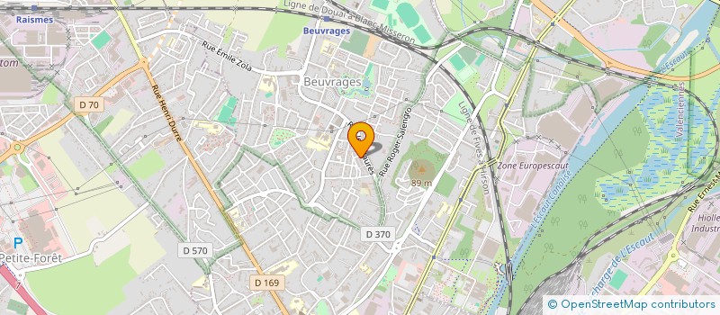 localisation de l'entreprise ESPOIR POUR TOUS à BEUVRAGES