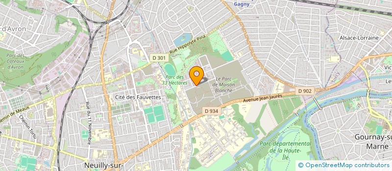localisation de l'entreprise ESPOIR POUR VIVRE (EPV) à NEUILLY-SUR-MARNE