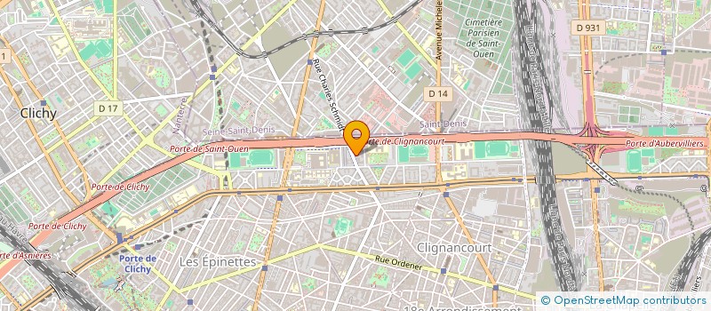 localisation de l'entreprise ESPOIR RETROUVE DES ORPHELINS ET ENFANTS VULNERABLES  PARIS