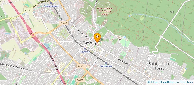 localisation de l'entreprise ESPOIR ROSE  TAVERNY