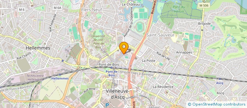 localisation de l'entreprise ESPOIR SANS FRONTIERE à VILLENEUVE-D'ASCQ