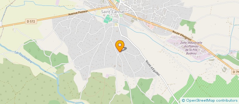 localisation de l'entreprise ESPOIR SANTE  SAINT-CANNAT
