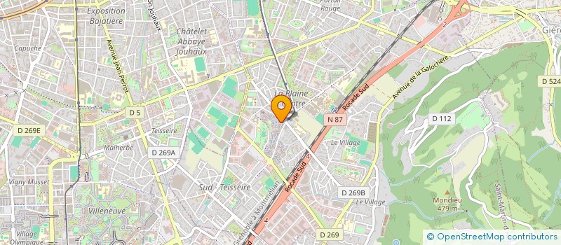 localisation de l'entreprise ESPOIR SERVICES à SAINT-MARTIN-D'HERES