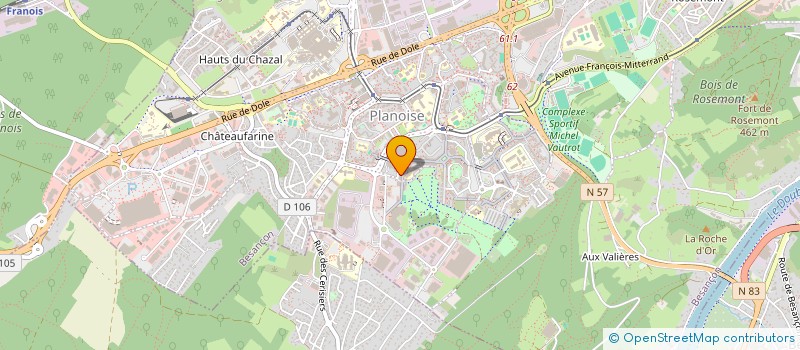 localisation de l'entreprise ESPOIR SIDA (ESSID)  BESANCON