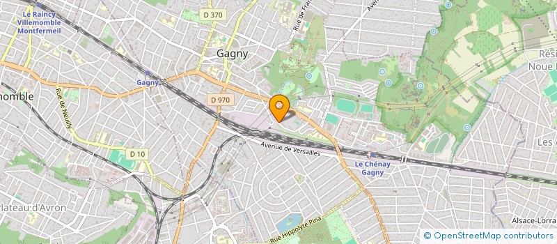 localisation de l'entreprise ESPOIRPRO NET  GAGNY