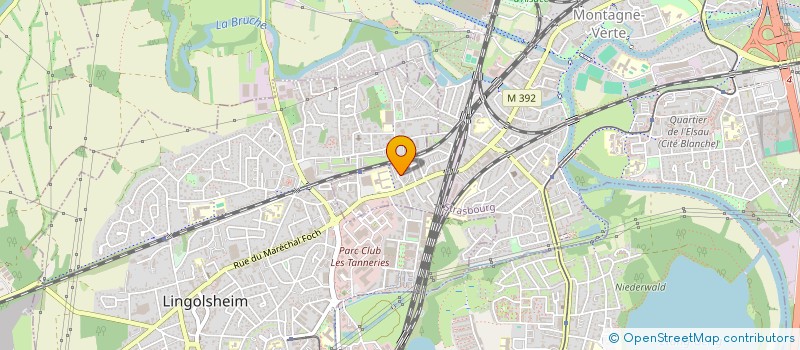 localisation de l'entreprise ESPOIRS à STRASBOURG