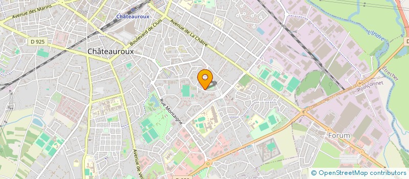 localisation de l'entreprise ESPOIRS DE QUARTIER à CHATEAUROUX