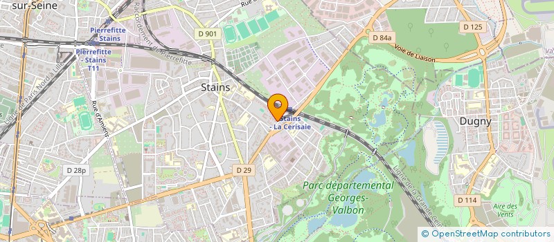 localisation de l'entreprise ESPOIRS SANS FRONTIERES à STAINS