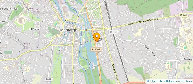 localisation de l'entreprise ESPOIRS TRANSPORTS à MONTARGIS