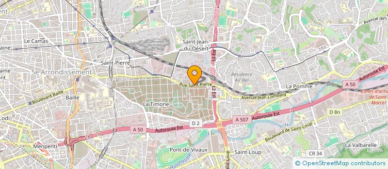 localisation de l'entreprise ESPOLET PRESTATIONS FUNERAIRES à MARSEILLE