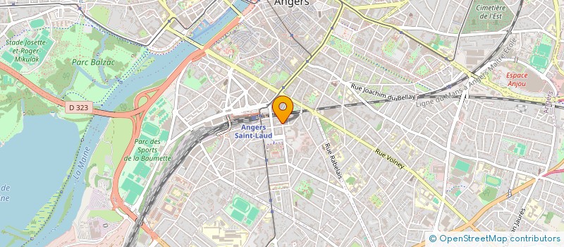 localisation de l'entreprise ESPORT CONNECT à ANGERS