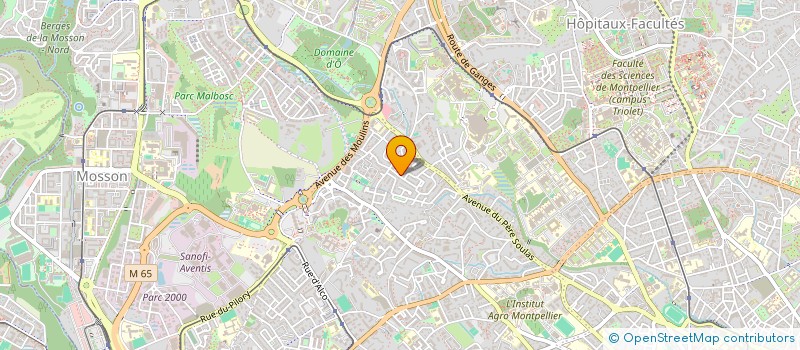 localisation de l'entreprise ESPORT REFERENCE à MONTPELLIER