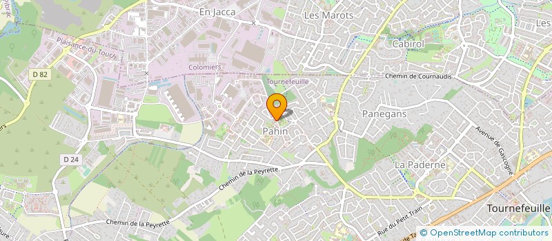 localisation de l'entreprise ESPORTEC ECO-INDUSTRIEL à TOURNEFEUILLE