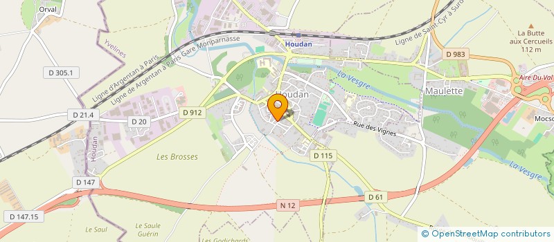 localisation de l'entreprise ESPORTIPS à HOUDAN