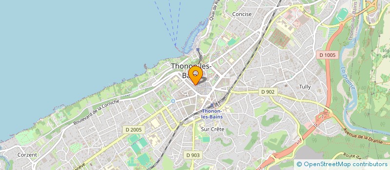 localisation de l'entreprise ESPR'IRLANDE à THONON-LES-BAINS