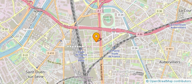 localisation de l'entreprise ESPRA à SAINT-DENIS
