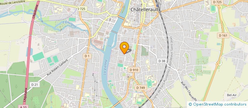 localisation de l'entreprise ESPRI'KOLIBRI à CHATELLERAULT