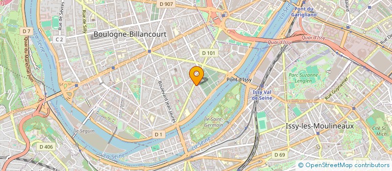 localisation de l'entreprise ESPRIT 1998 à BOULOGNE-BILLANCOURT