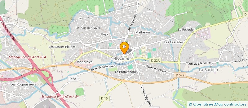 localisation de l'entreprise ESPRIT 3D  PELISSANNE