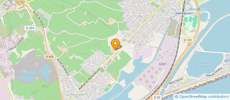 localisation de l'entreprise ESPRIT A à FRONTIGNAN