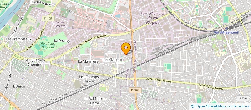 localisation de l'entreprise ESPRIT AUTO  SARTROUVILLE