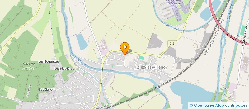 localisation de l'entreprise ESPRIT BATI à ISLES-LES-VILLENOY