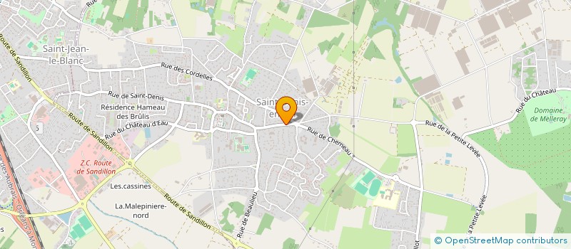 localisation de l'entreprise ESPRIT BEAUTE à SAINT-DENIS-EN-VAL
