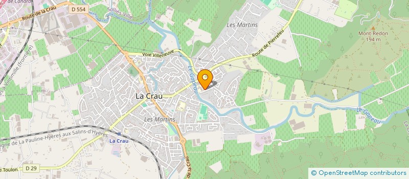 localisation de l'entreprise ESPRIT BOIS 83  LA CRAU