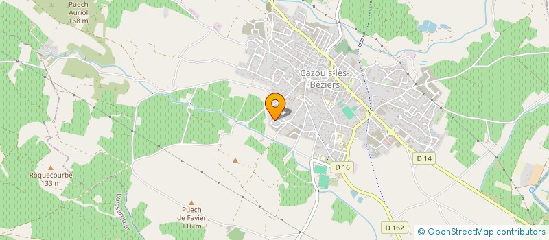 localisation de l'entreprise ESPRIT BOXE 34  CAZOULS-LES-BEZIERS