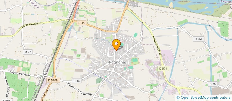 localisation de l'entreprise ESPRIT BUCOLIQUE  ROGNONAS