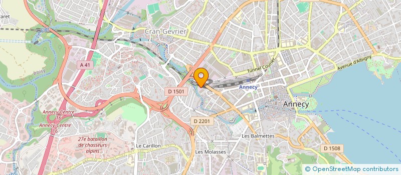 localisation de l'entreprise ESPRIT BURGER à ANNECY