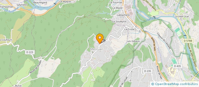 localisation de l'entreprise ESPRIT BUSHIDO  MERCUER