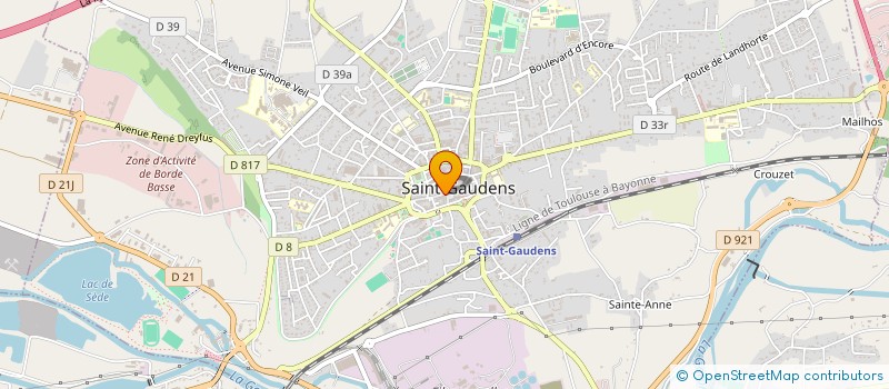 localisation de l'entreprise ESPRIT CADEAU à SAINT-GAUDENS