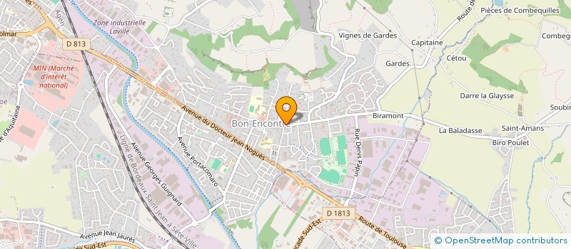 localisation de l'entreprise ESPRIT CAMPAGNE  BON-ENCONTRE