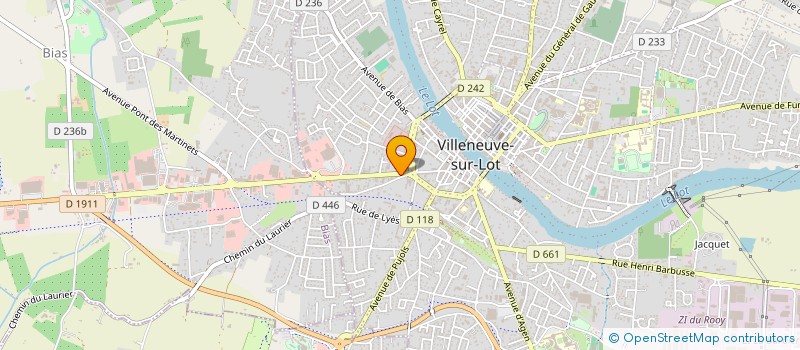 localisation de l'entreprise ESPRIT CAMPUS CO'  VILLENEUVE-SUR-LOT