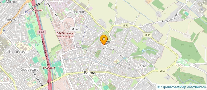 localisation de l'entreprise ESPRIT CANIN 31 à BALMA